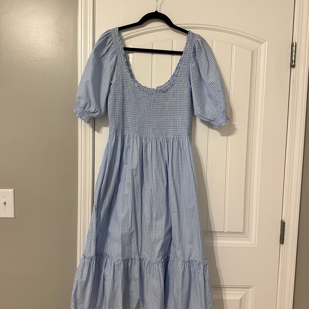 Hill House Blue Gingham Louisa Nap Dress